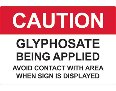 Spraying Signage has changed from 24-hour